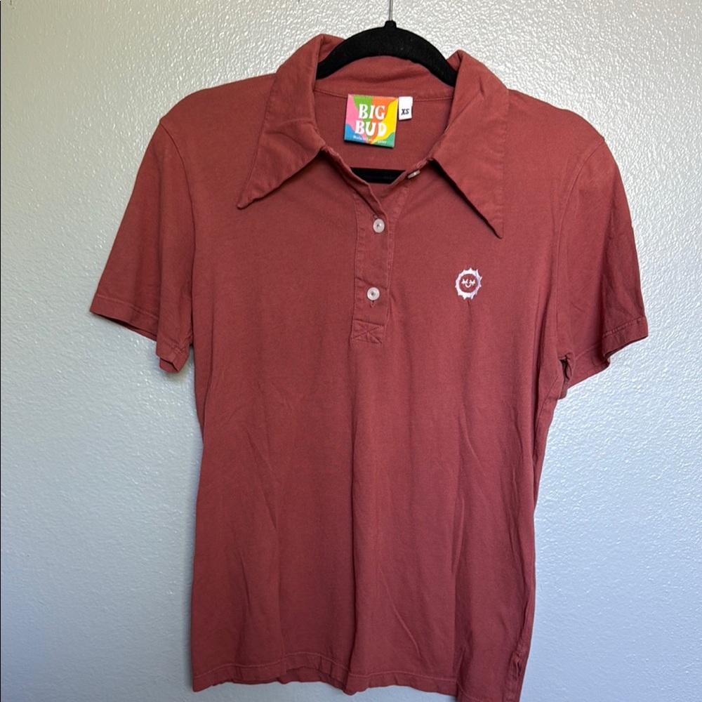 Big bud press Men's Rust Polo Shirt XS